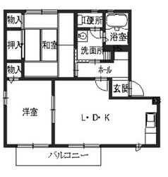 バリュージュ王子Bの物件間取画像